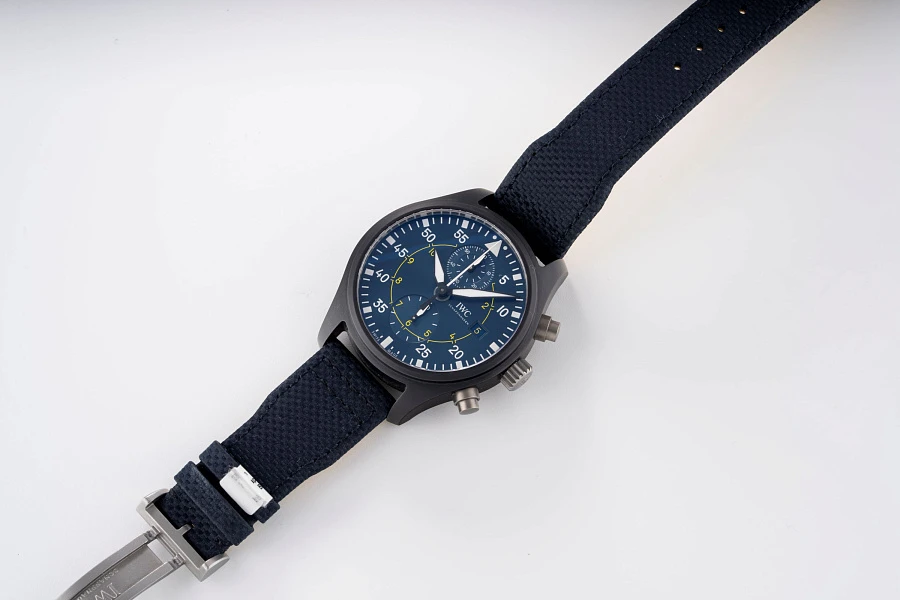 Pilot Angels Edition Flyback Chronograph Ref. IW389008 in Black Ceramic