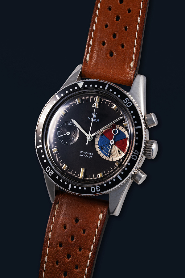 Vintage Big Eye Chronograph Ref. 9312 in Stainless Steel