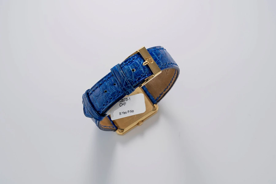 Protocole Ref. 8154 in 18k Yellow Gold with Lapis Lazuli Dial