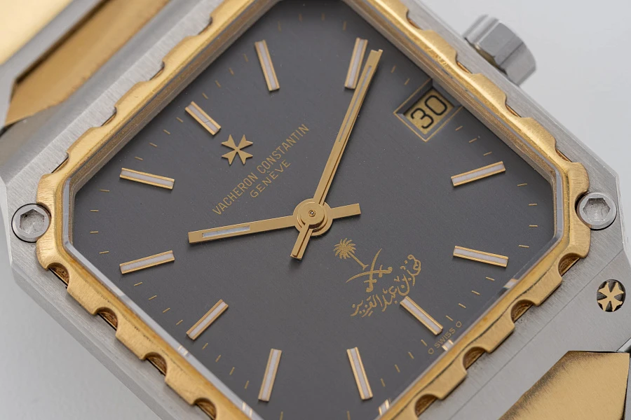 222 Square 'Saudi Dial' Ref. 46004 in Stainless Steel and 18k Yellow Gold