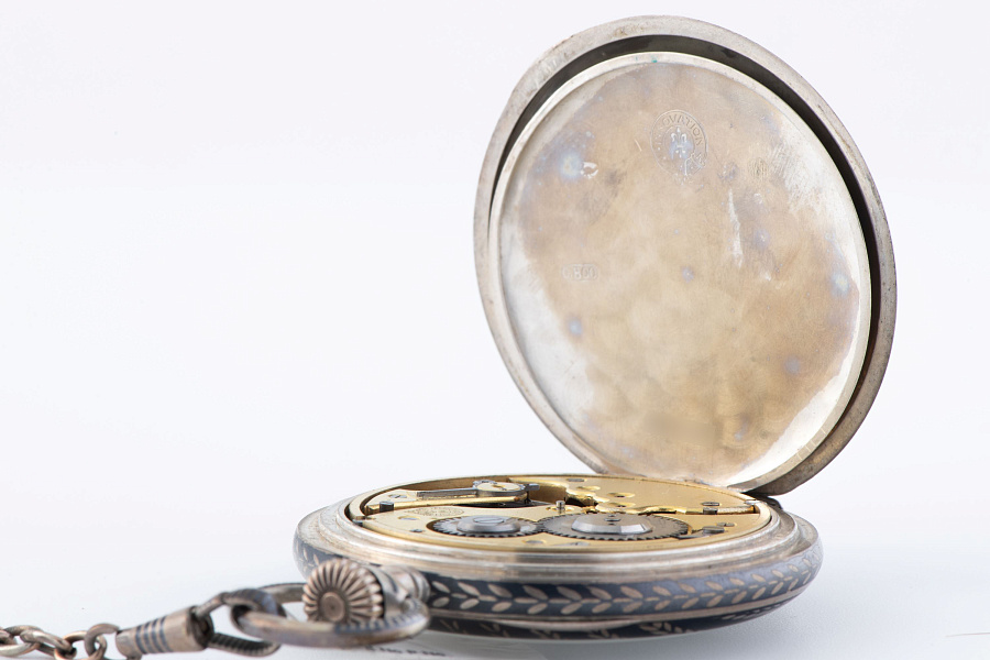 Tula Silver Pocket Watch