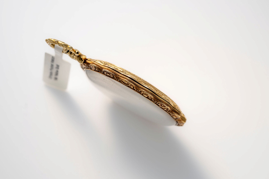 Ornate Pocket Watch in 18k Yellow Gold