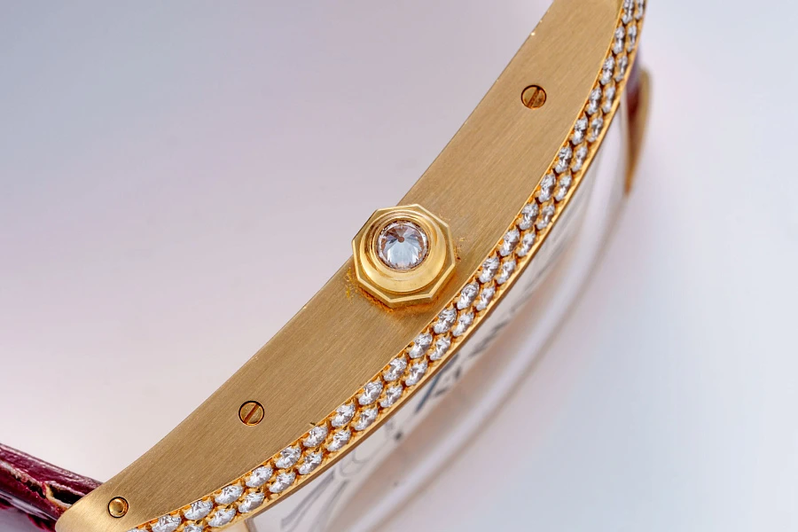 Tank Américaine Ref. 1735 in 18k Rose Gold with Diamonds