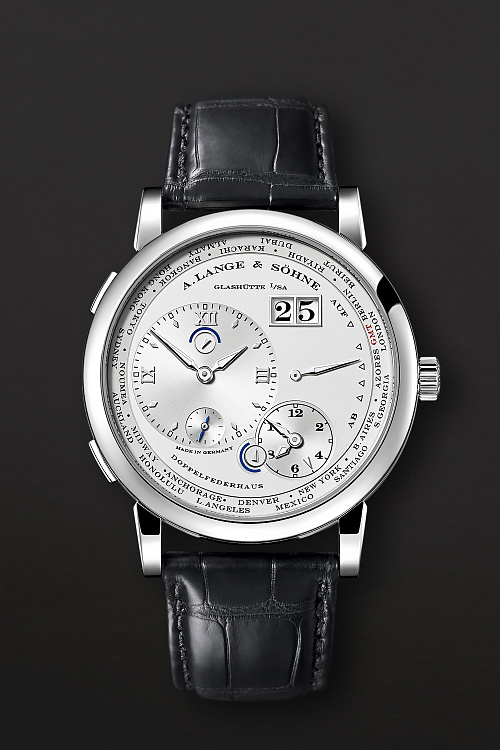 Lange 1 Time Zone 116.039 White Gold