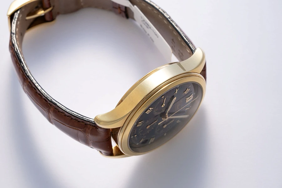 El Primero Chronograph Black Dial Ref. 30.0501.400 in 18k Yellow Gold