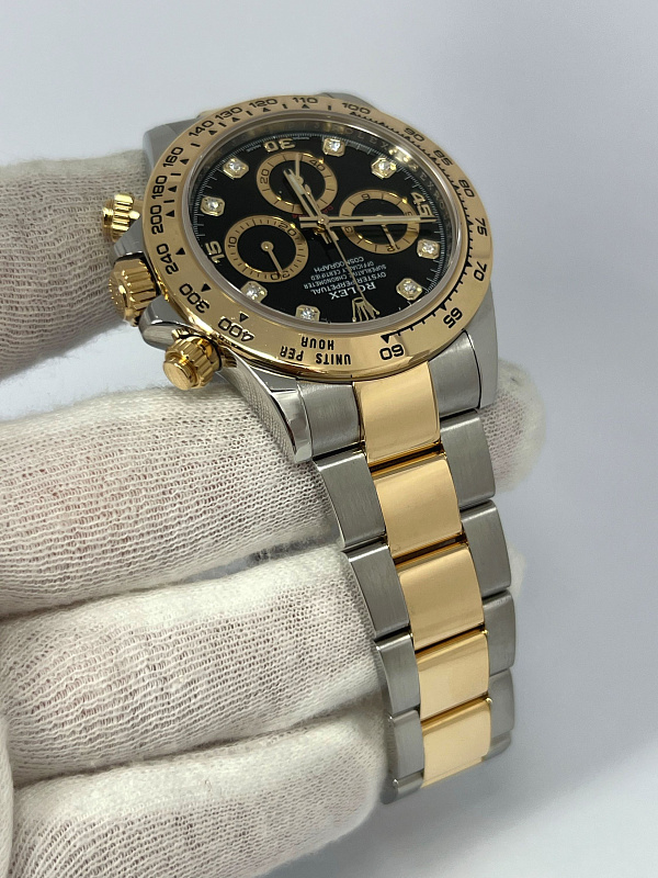 Daytona 116503 Yellow Rolesor Diamond Indexes