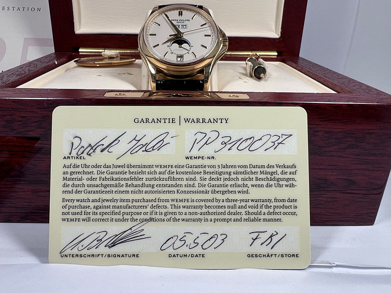 Calatrava 5125 ‘Wempe 125th Anniversary’ Limited Edition 125 Yellow Gold