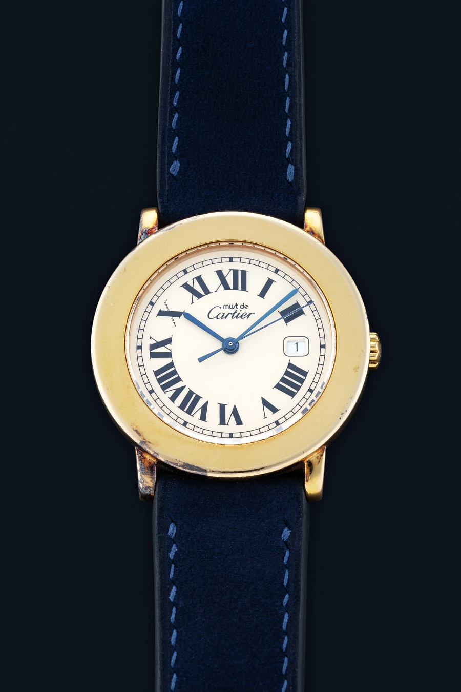 Ronde de Cartier Ref. 1800 in Gold-Plated Silver