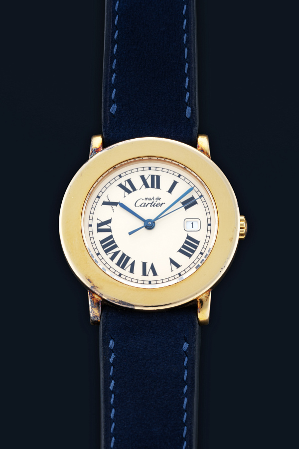 Ronde de Cartier Ref. 1800 in Gold-Plated Silver