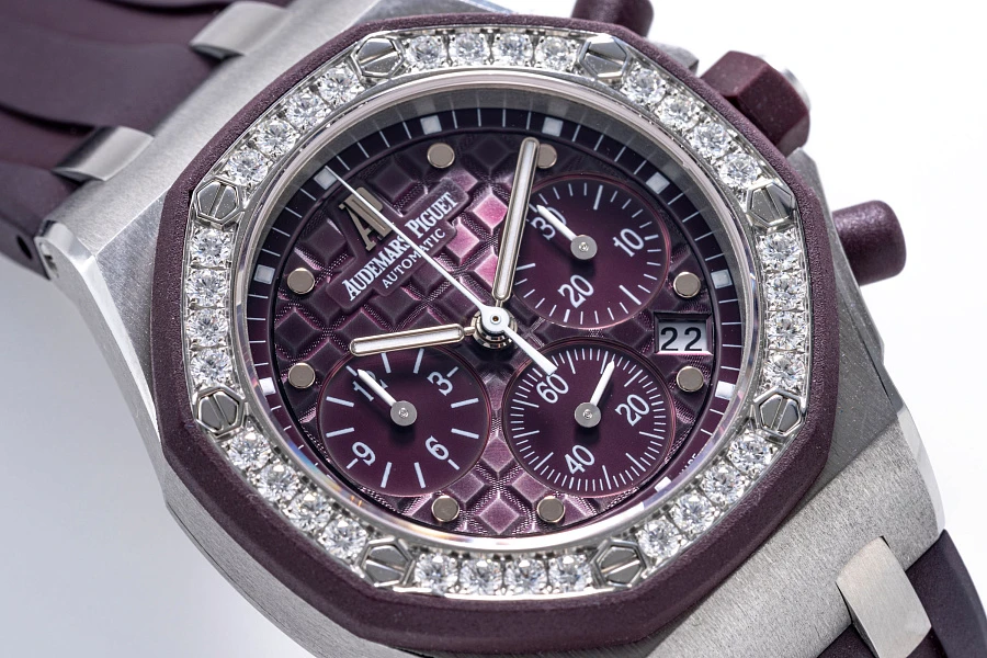 Offshore Chronograph Ref. 26048SK in Stainless Steel with Diamonds