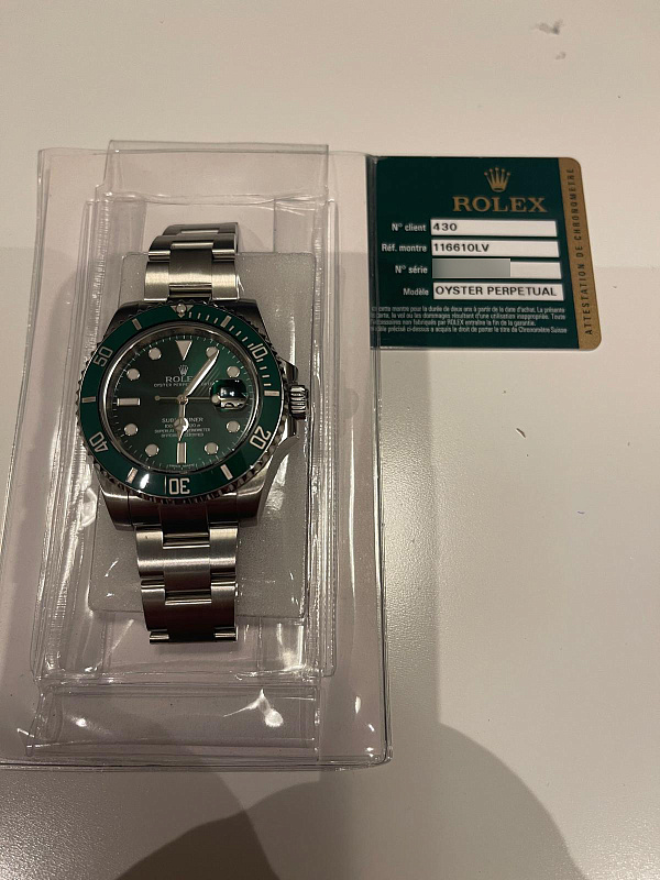 Submariner Date 116610LV ‘Hulk’