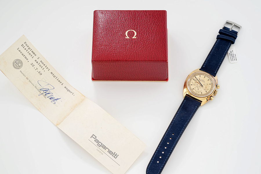 Seamaster Chronograph with Cal. 321 Ref. 145.006-68 in 18k Yellow Gold