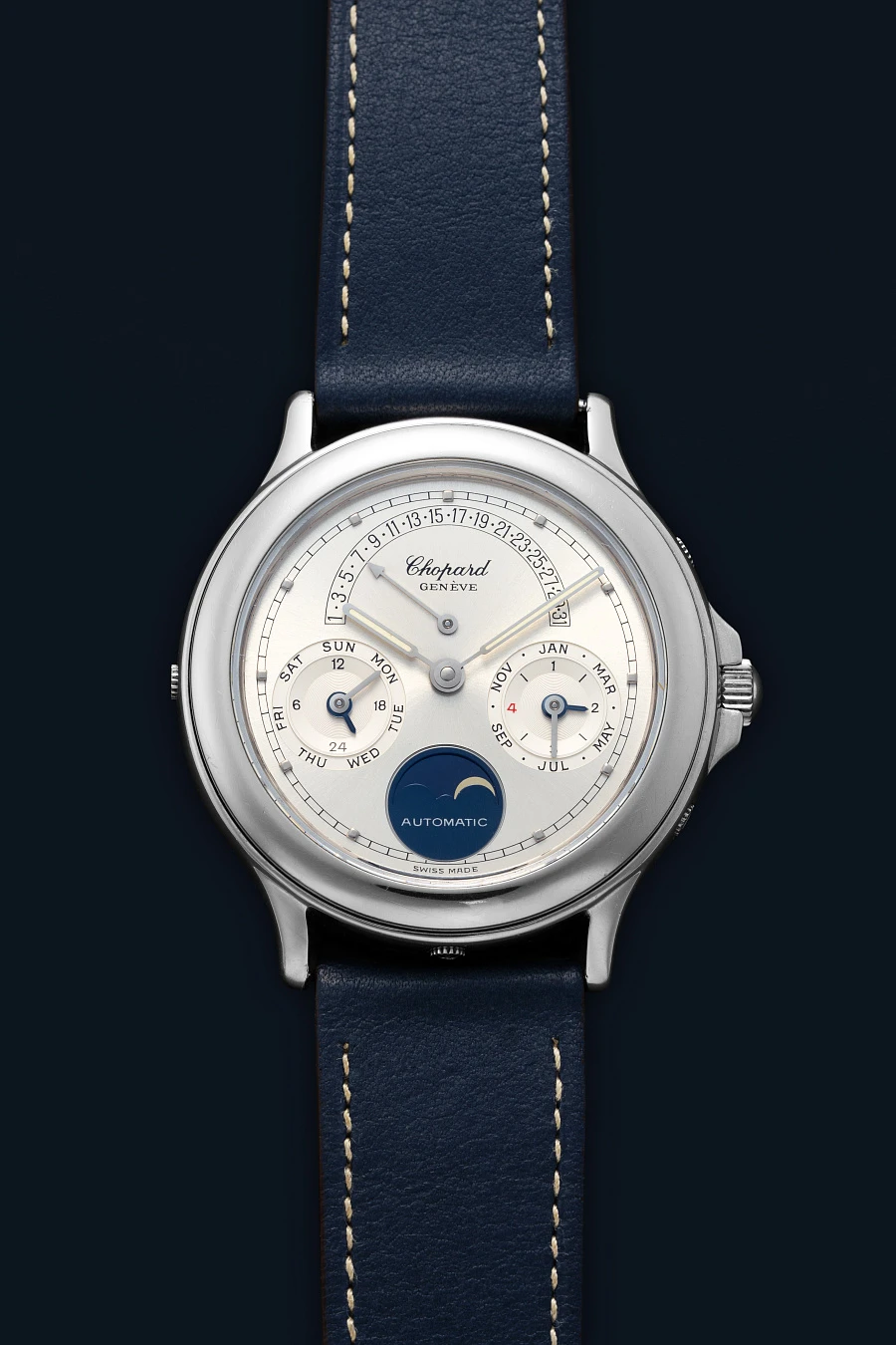 Perpetual Calendar in Platinum by Svend Andersen