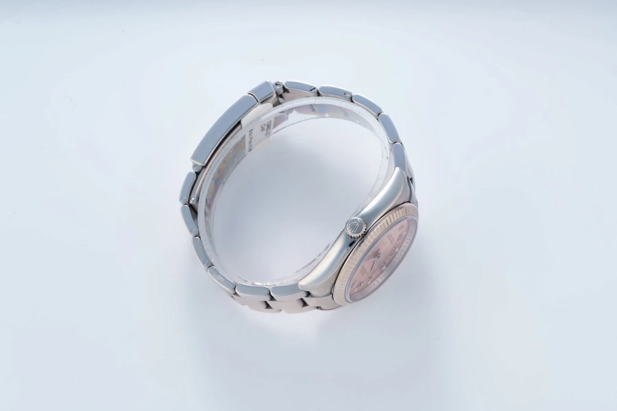 Oyster Perpetual Salmon Dial Ref. 116034 in Stainless Steel