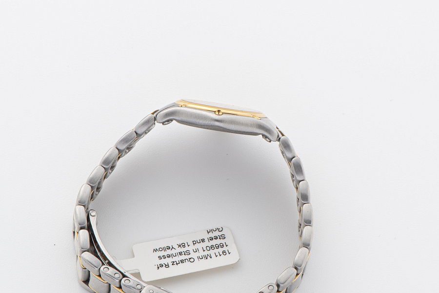 1911 Mini Quartz Ref. 166901 in Stainless Steel and 18k Yellow Gold