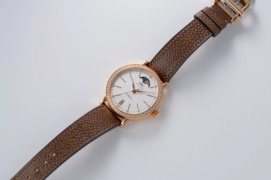 Potofino Moonphase Ref. IW659602 in 18k Rose Gold with Diamonds