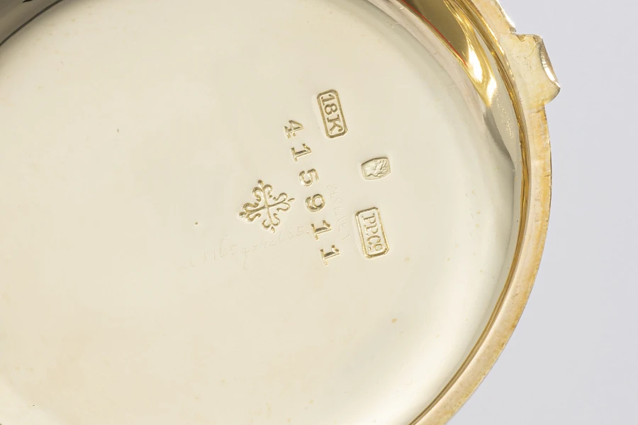 Split-Seconds Chronograph Pocket Watch in 18k Yellow Gold