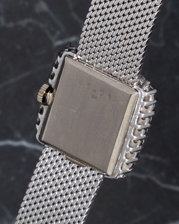 Cocktail Watch Vintage White Gold 20mm Diamond-set