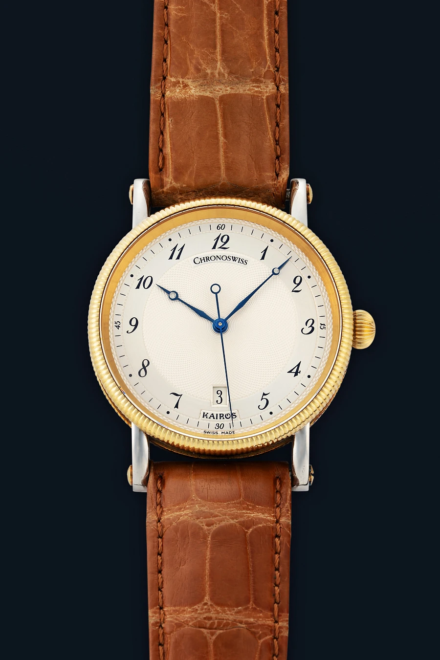 Kairos in Stainless Steel and 18k Yellow Gold