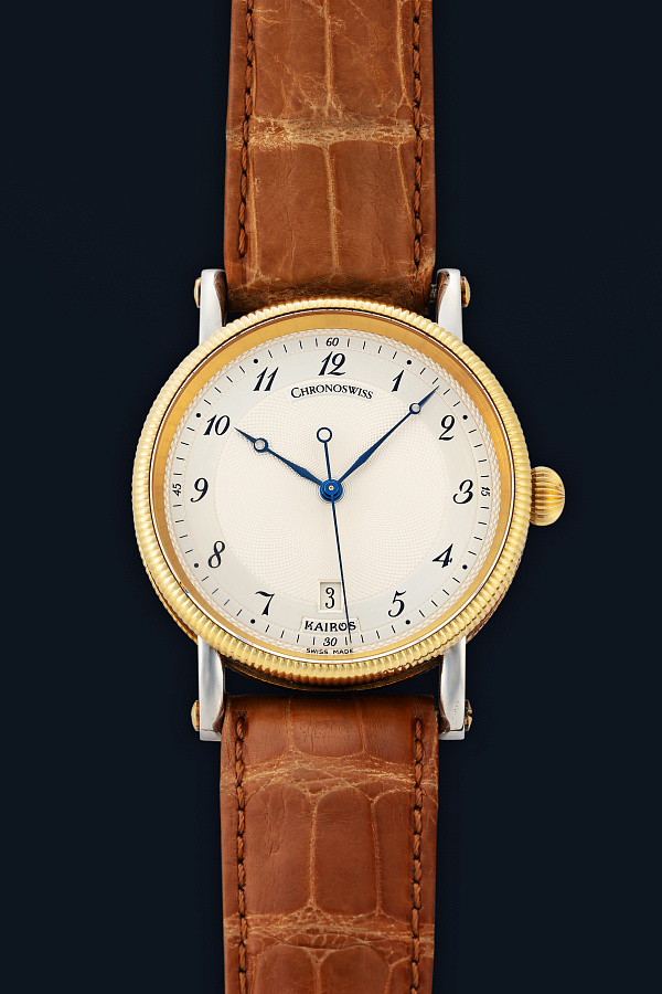 Kairos in Stainless Steel and 18k Yellow Gold