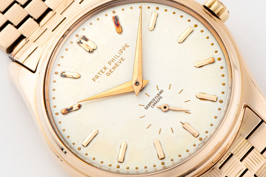 'Serpico Y Laino' Double Signed Calatrava Ref. 2526 in 18k Rose Gold