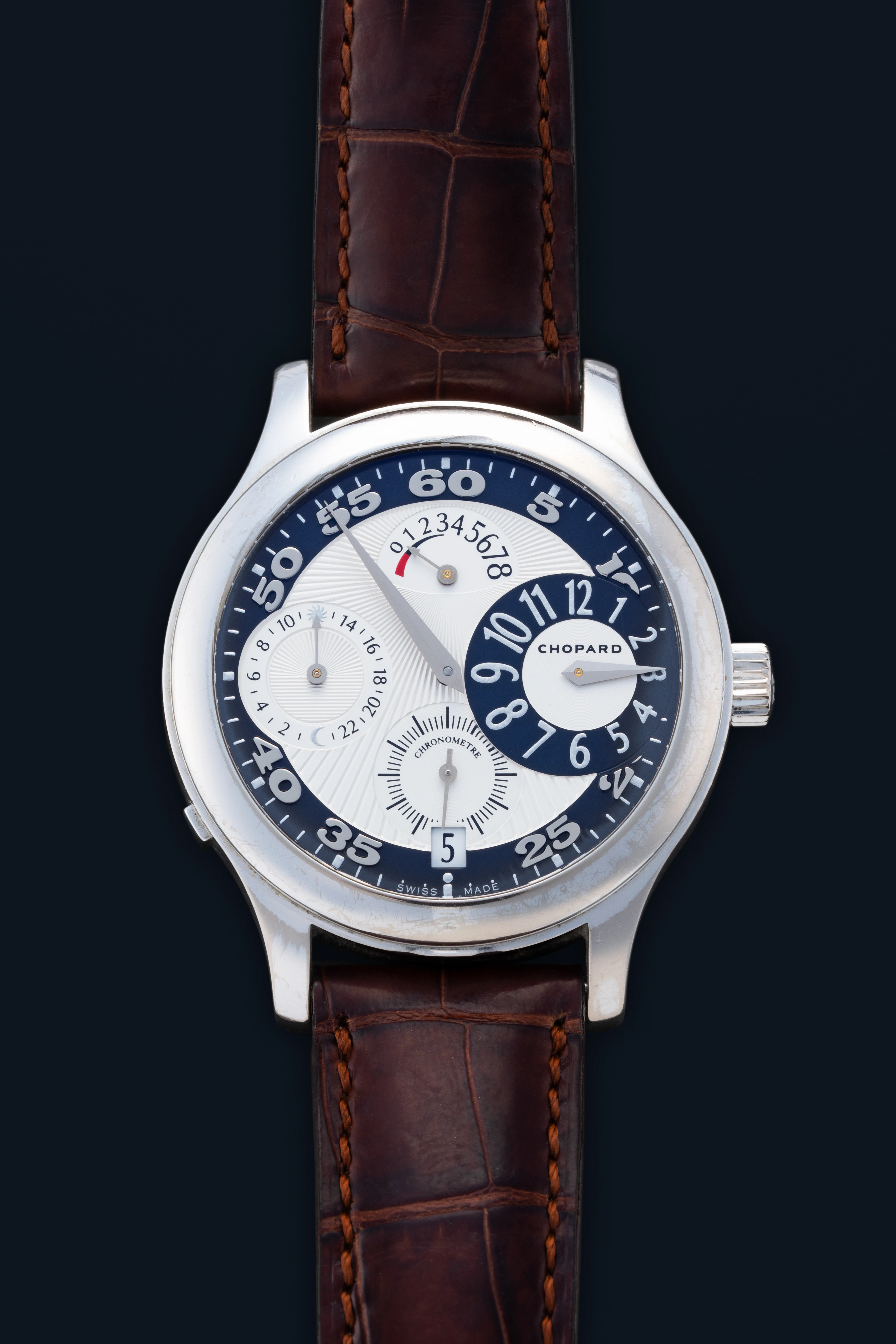 L.U.C. Quattro GMT Ref. 16/1874 in 18k White Gold