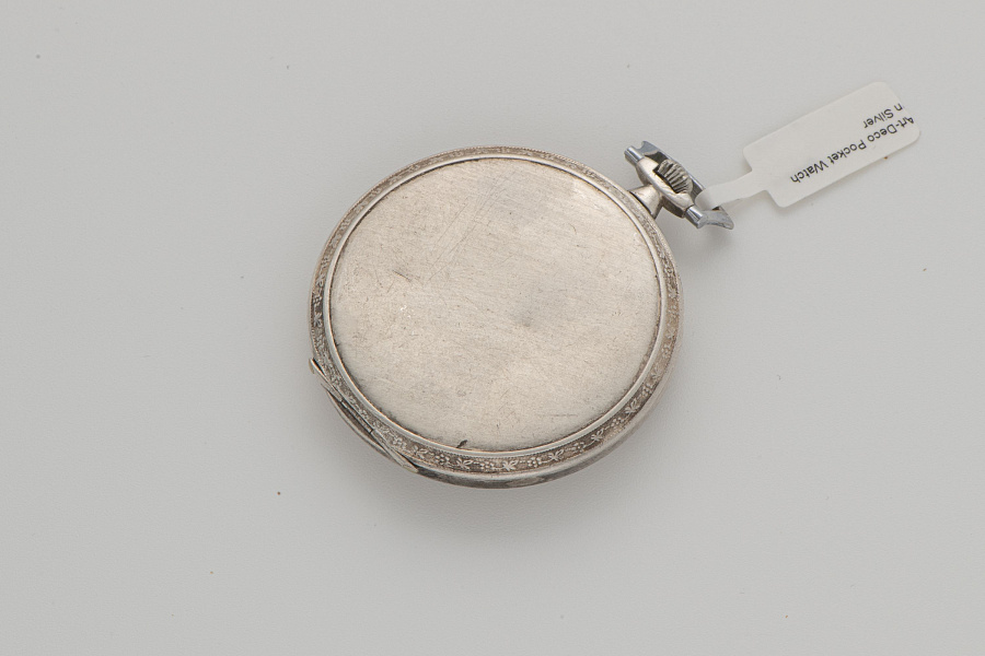 Art-Deco Pocket Watch in Silver