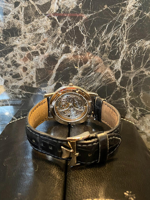 Patrimony Squelette White Gold