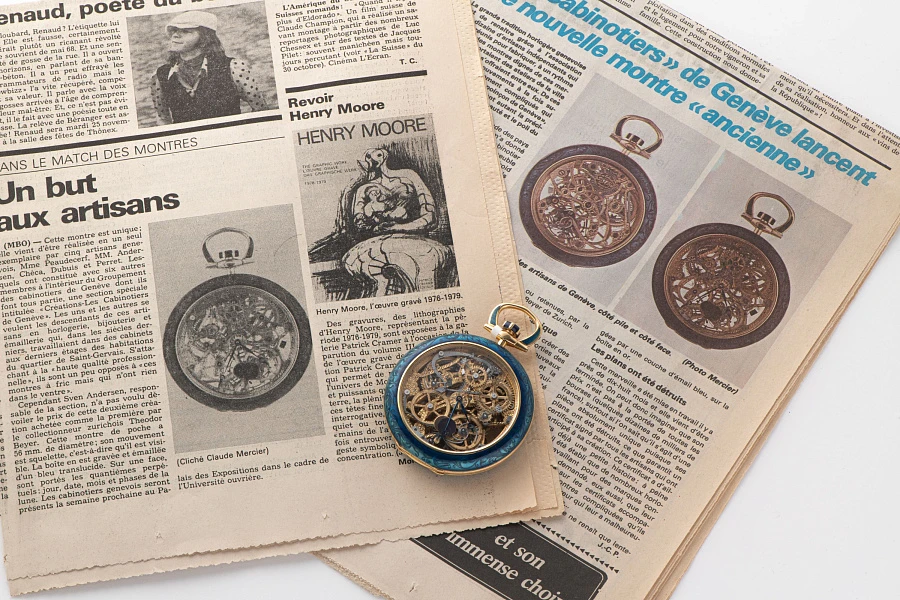 Historically Important Piece Unique Creations Les Cabinotiers de Genève Calendar