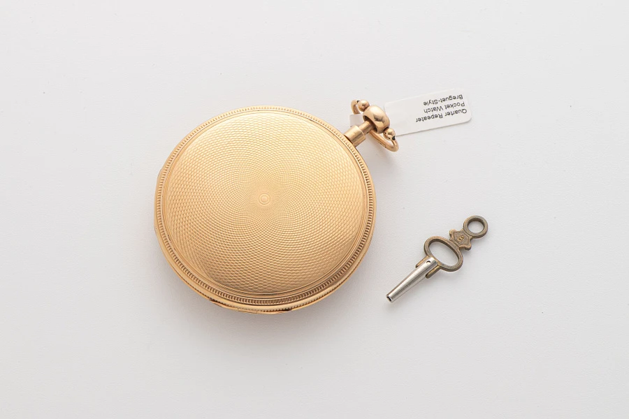 Breguet-Style Quarter Repeater Pocket Watch in 18k Yellow Gold