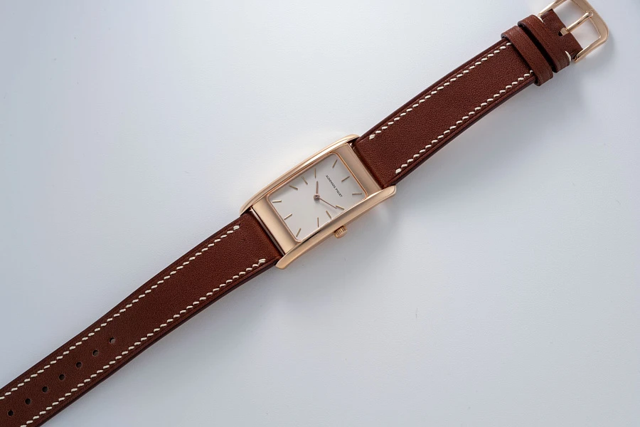Elongated Edward Piguet Tank Ref. 15015 in 18k Rose Gold