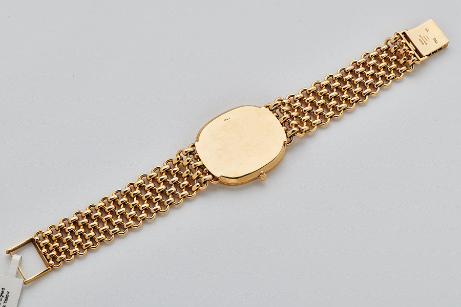 Ellipse Double Signed 'Beyer' in 18k Yellow Gold