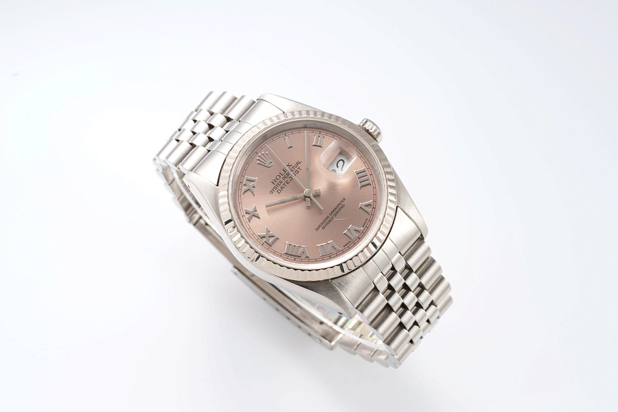 Datejust Salmon Dial Ref. 16234 in Stainless Steel