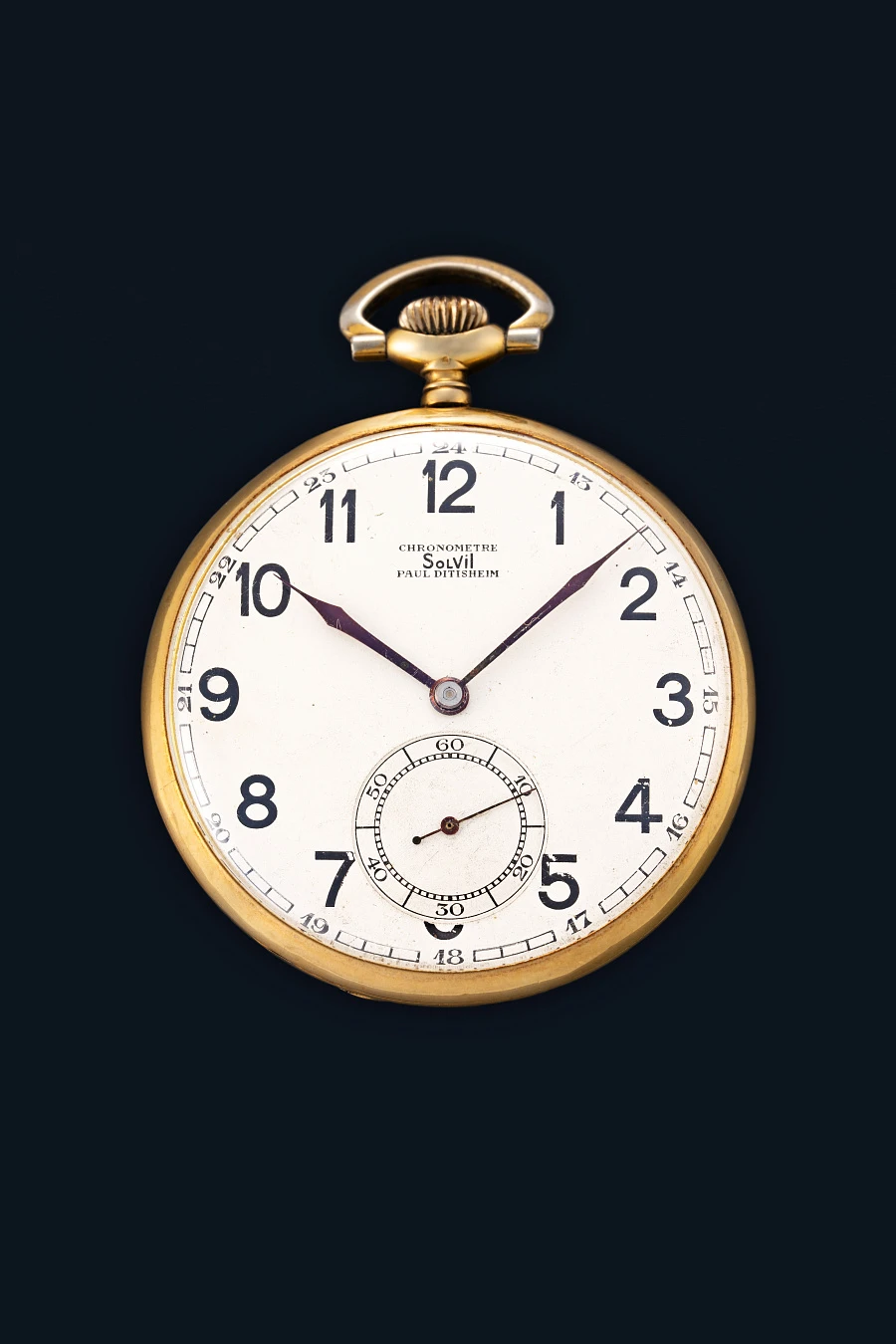 Paul Ditisheim 18K Gelbgold mit Kette