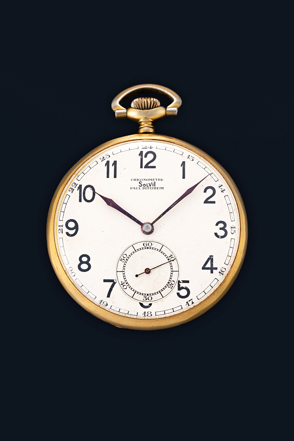 Paul Ditisheim 18K Gelbgold mit Kette