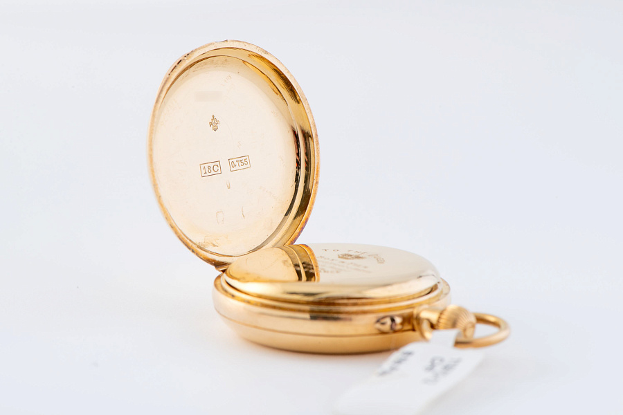 1900s Pocket Watch in 18k Yellow Gold