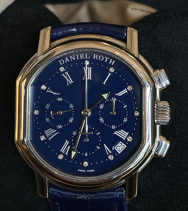 Chronograph ‘El Primero’ Blue Dial Diamond Indexes