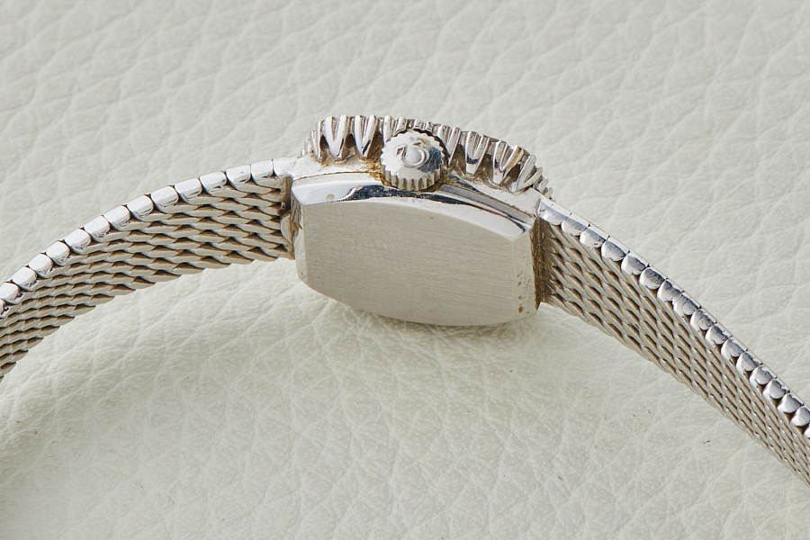 De Ville Ladies Dress Watch in 18k White Gold