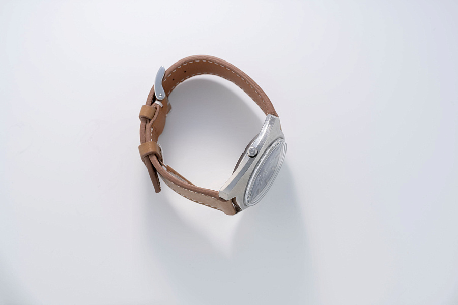 Genève Electronic F300Hz Cushion Case Ref. 198.030 in Stainless Steel