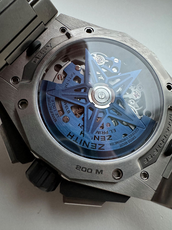 Defy Extreme Titanium 1/100th of a second chronograph