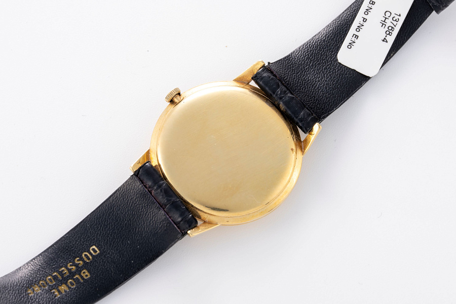 Slim Dress Watch Ref. 1404 in 18k Yellow Gold