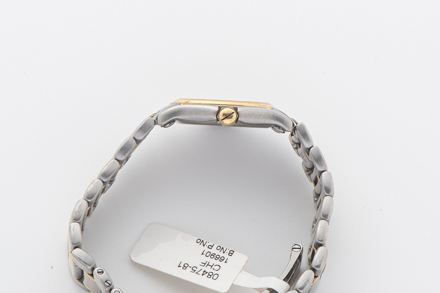 1911 Mini Quartz Ref. 166901 in Stainless Steel and 18k Yellow Gold