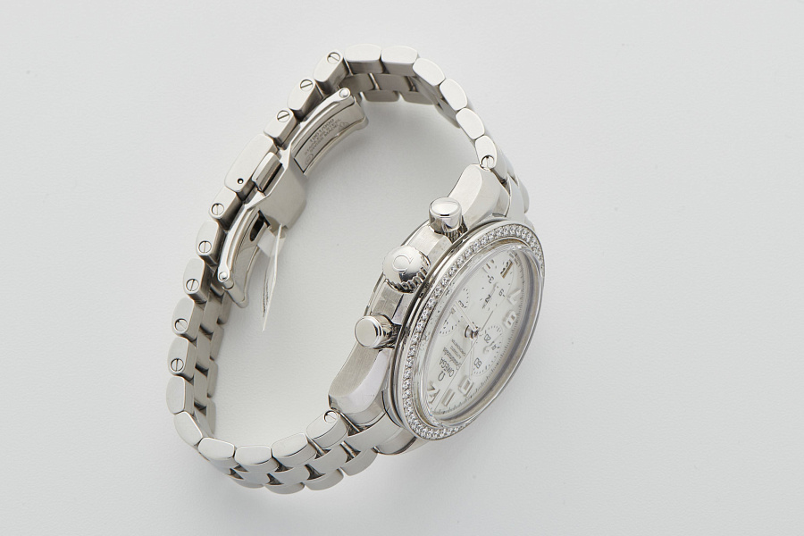 Speedmaster Reduced Ref. 3835.70.36 with Mother of Pearl Dial