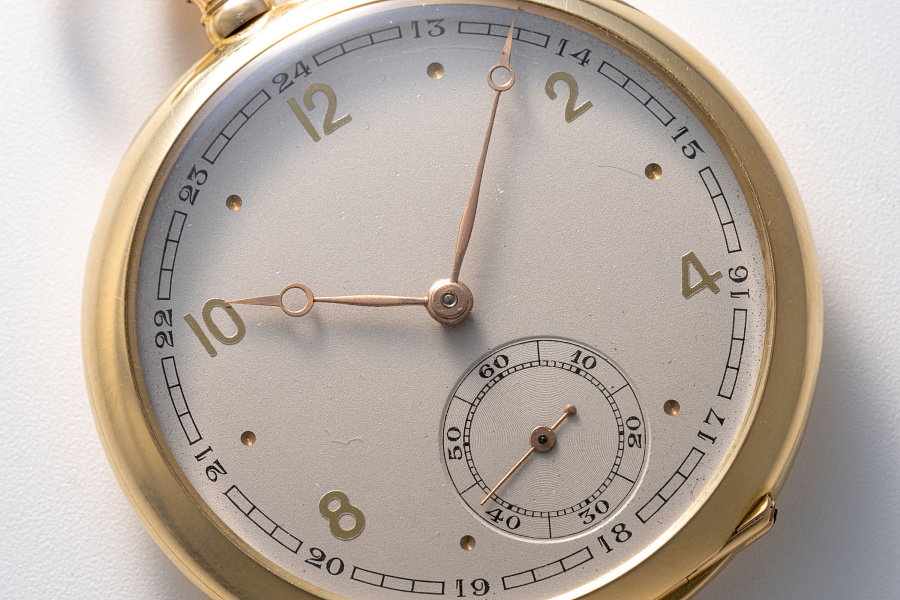 Pocket Watch in 18k Yellow Gold