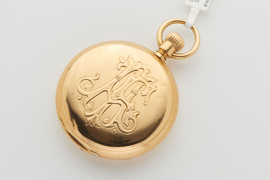 18K Yellow Gold pocket watch 1884