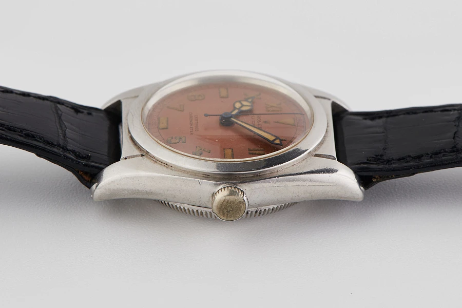 Bubbleback Ref. 2940 Tropical Salmon Radium Dial