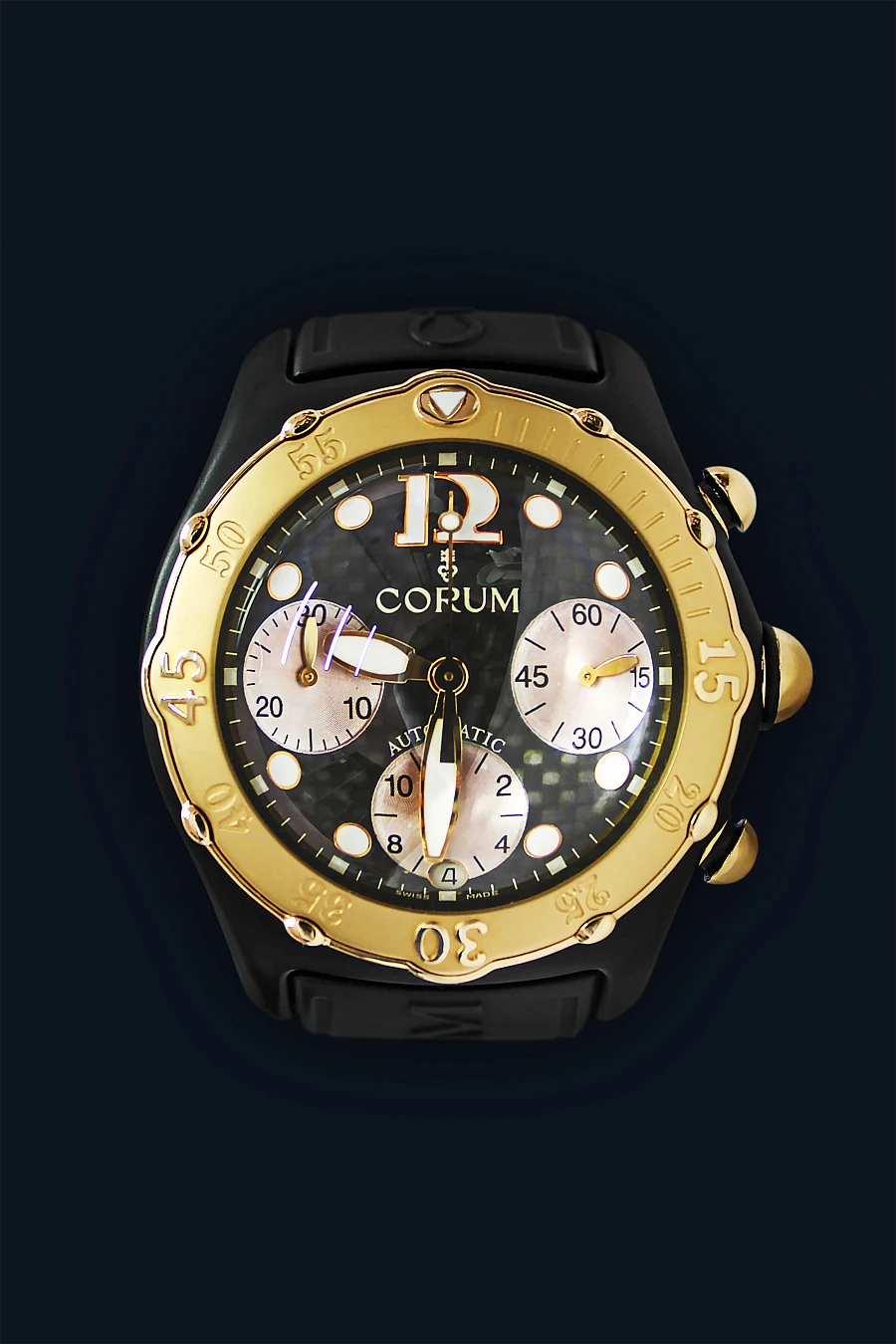 Bubble Chronograph XL Steel & Gold