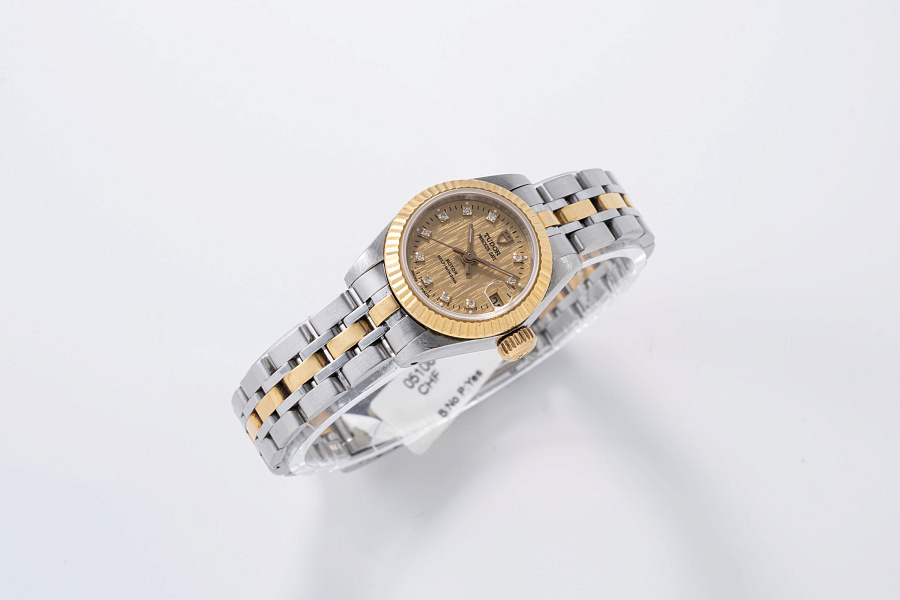 Princess Date Ref. 92513 in Stainless Steel and 18k Yellow Gold