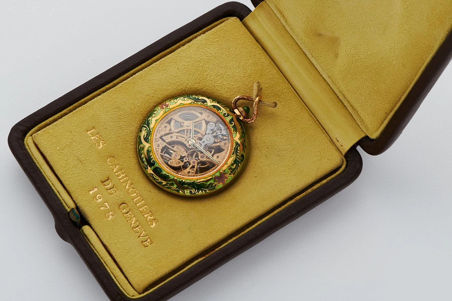 Historically Important Piece Unique Skeletonized Les Cabinotiers de Genève