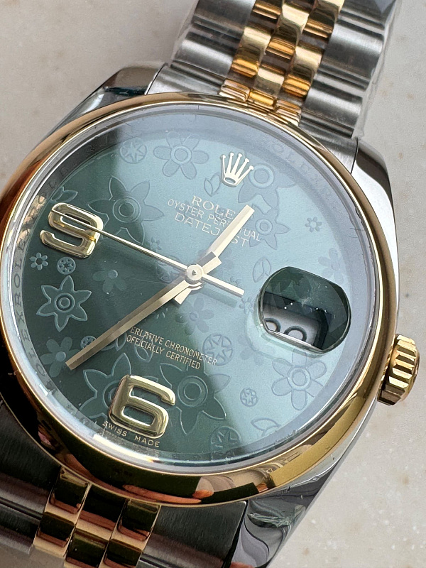 Datejust 36 Green Floral Dial